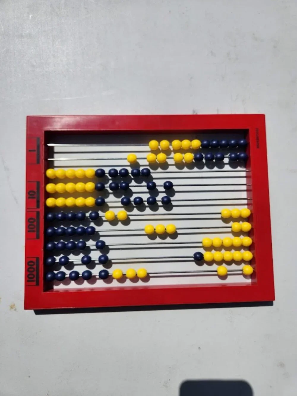RightStart Math AL Abacus Red Blue Beads Homeschool Manipulative School Supplies
